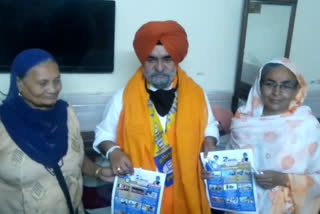 Sarvajit Virk candidate for Delhi Sikh Manager Gurdwara Committee campaigned for election