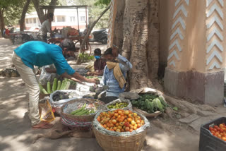 सब्जी मंडी को किया गया शिफ्ट