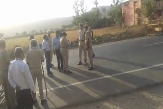 SP का राजस्थान हरियाणा बॉर्डर निरीक्षण, Rajasthan Haryana Border Inspection of SP