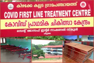 kizhakkekallada panchayath  Covid Treatment Center  കൊവിഡ് ട്രീന്‍റ്‌മെന്‍റ് സെന്‍റർ  കിഴക്കേകല്ലട ഗ്രാമപഞ്ചായത്ത്  ഫസ്റ്റ് ലൈൻ കൊവിഡ് ട്രീന്‍റ്‌മെന്‍റ് സെന്‍റർ  വിവരാവകാശരേഖ  അഴിമതിയെന്ന് കോൺഗ്രസ്