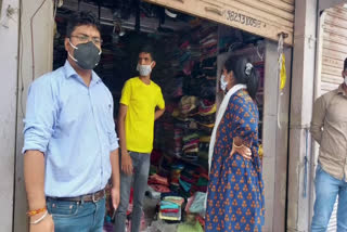 Shop seize in Chaksu,  jan anushsan pakhvadha