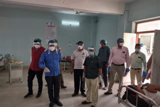 Koderma DC Ramesh Gholap inspected covid Health Center