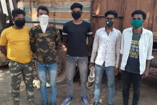 5 criminals arrested in Ranchi