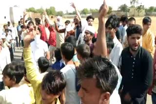 villagers protest against slaughter house in jakopur village of faridabad