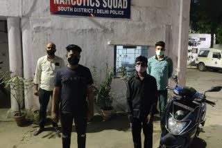 narcotics team arrested two accused in hemp case in delhi