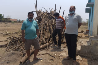 donated wood for cremation