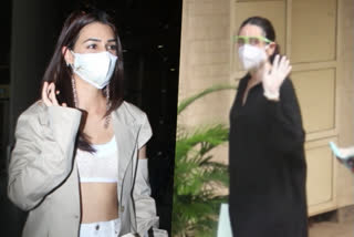 Kriti Sanon spotted at airport, Karisma, Randhir visit Kareena