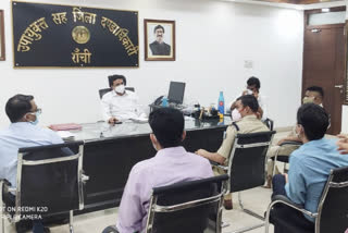 dc holds a meeting regarding swasthya suraksha saptha in ranchi