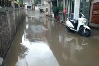 Streets of Municipal Council Hamirpur became pond