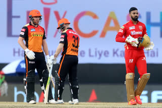 ipl 2021 sunrisers hyderabad beat  punjab kings by 9 Wikets