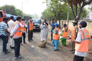 sanitation drive in ghmc