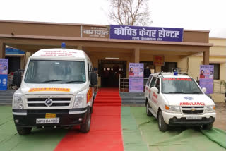 Minister Bhargava inaugurated 70-bed Covid Care Center in Sagar