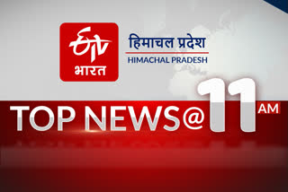 हिमाचल की 10 बड़ी खबरें @ 11 AM