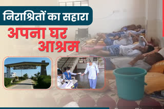 375 बेड की क्षमता, रहना-खाना व इलाज की सुविधा, Apna ghar ashram, Apna Ghar Ashram has prepared 11 wards, Bharatpur's Apna Ghar Ashram