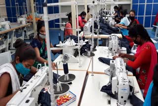 Women getting employment in Dantewada Garment Factory