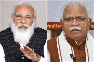 , haryana corona situation pm modi, पीएम मोदी बातचीत मनोहर लाल खट्टर