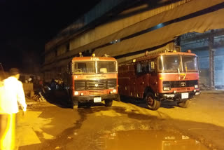 fire in iron factory in dhanbad