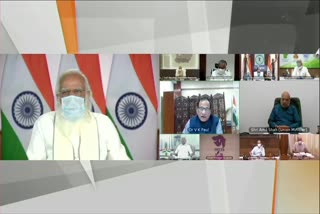 modi meeting, PM Modi holds meeting with CMs