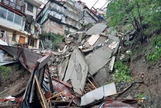 building fallen in sanjauli