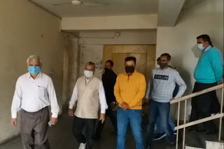 Sadar MLA Subhash Thakur inspects Covid Care Center In Bilaspur