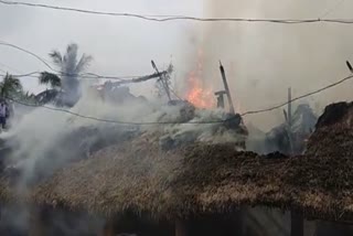 fire breakout at bologada in khordha