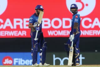 IPL 2021: Rohit sharma fifty help MI to set target of 132 vs PBKS