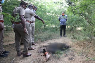 Half burnt Body of Woman Found Near thoothukudi