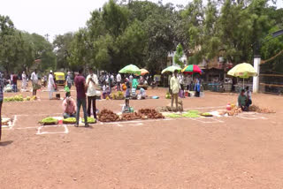 All Markets Shifted to Municipal ground in Haveri due to Covid