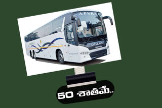 Seating 50 percentage only in ac busses