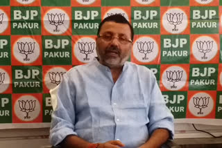 mp nishikant dubey statement on bangladeshi in pakur