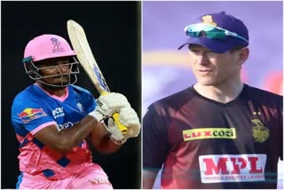 Sanju Samson, Eoin Morgan, கொல்கத்தா நைட் ரைடர்ஸ், ராஜஸ்தான் ராயல்ஸ், சஞ்சு சாம்சன், இயான் மோர்கன்