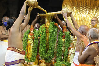 snapana thirumanjanam in thirumala