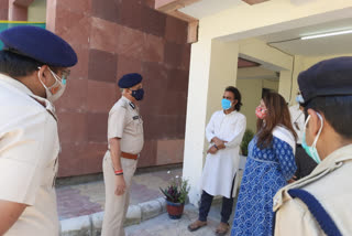 SN Srivastava arrives at covid Center in Rohini