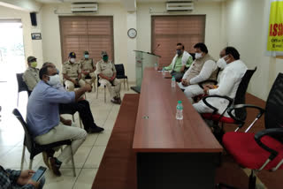 MLA Surendra Patwa took review meeting