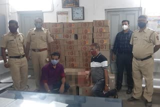 Mahad illegal liquor sale raid