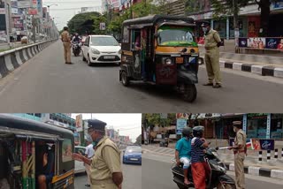 Control is strong in Kozhikode city  കൊവിഡ് വ്യാപനം  കോഴിക്കോട് നഗരത്തിൽ നിയന്ത്രണം ശക്തം  കോഴിക്കോട് വാർത്തകൾ  kozhikode news