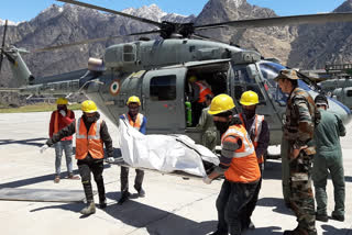A body was found in a rescue operation in Sumna Chamoli