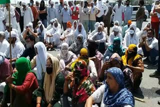 sonipat toll plaza farmer protest