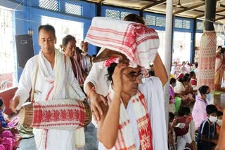 7 days bhagawat path Programme At Hojai Sarbajanin Namghar