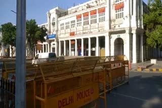 picture of  Connaught Place during lockdown