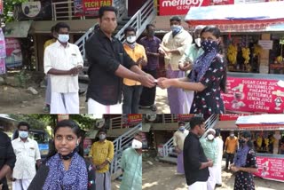 Ninth grader as a role model by donating to a relief fund  പ്ലസ്‌ടു വിദ്യാർഥിക്ക് സഹായിയായി  ദുരിതാശ്വാസ നിധിയിലേക്ക് സംഭാവന നൽകി മാതൃകയായി  ഇടുക്കി  കൊവിഡ് മഹാമാരി