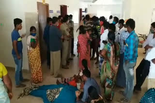 dharna at private hospital in kadapa