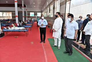 Balasaheb Thorat interaction with corona patients