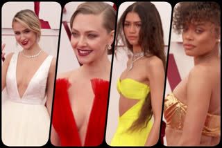 Oscars 2021 red carpet: Some of the glamorous looks from award gala