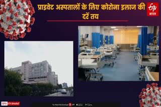 Gehlot government order,  Rates fixed for corona treatment in private hospitals