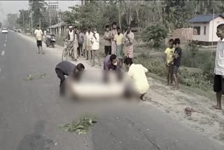 road accidents one Death At Morigaon