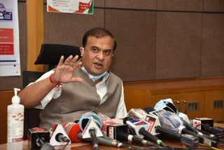 press meet By Himanta Biswa Sarma At Guwahati