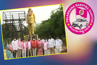 trs party 21st formation day celebrations at hanamkonda