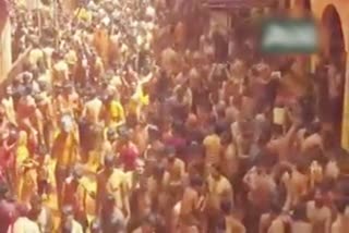 'Vaigai' festival being celebrated inside Lord Sundararaja Perumal Temple