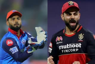 டெல்லி கேப்பிடல்ஸ், ராயல் சேலஞ்சர்ஸ் பெங்களூரு, Virat Kohli, Rishabh Pant